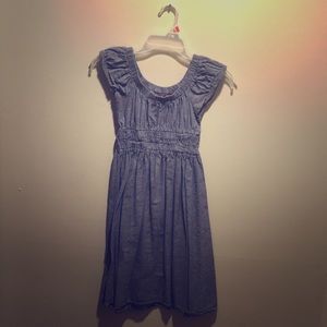 Small denim print dress